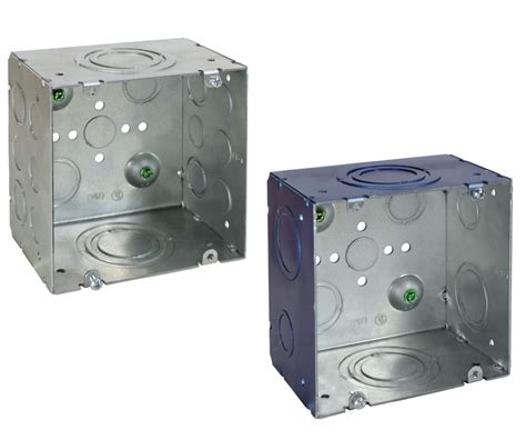 4 round metal box|4x4 steel electrical box.